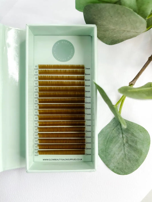 Light Brown Lash Extensions