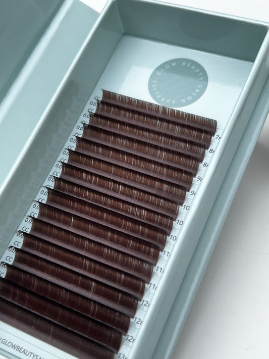 Dark Chocolate Brown - Individual Lash Extensions
